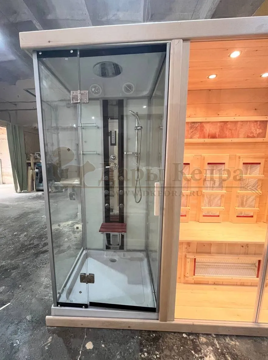 Комбинированная сауна с душевой